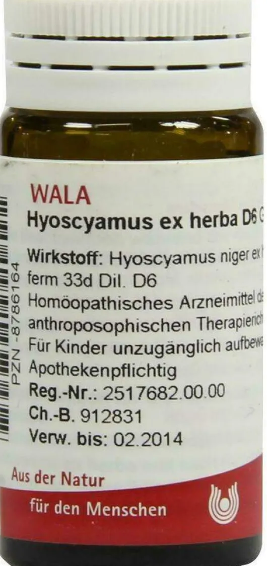 Hyoscyamus Ex Herba D 6 Globuli