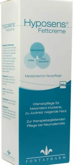 Hyposens Fettcreme 200 G Creme