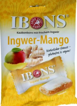 Ibons Ingwer Mango Tüte Kaubonbons 92g