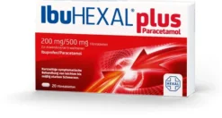 IbuHEXAL plus Paracetamol 200 mg - 500 mg 20 Filmtabletten