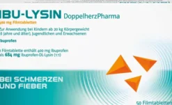 Ibu Lysin Doppelherz Pharma 400 mg 50 Filmtabletten