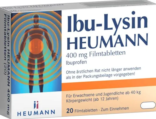 Ibu-Lysin Heumann 400 mg 20 Filmtabletten