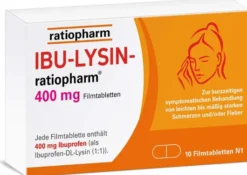 Ibu Lysin ratiopharm 400 mg 10 Filmtabletten