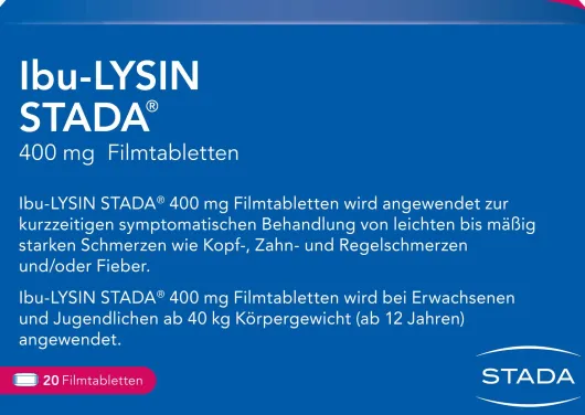 Ibu-Lysin Stada 400 mg 20 Filmtabletten