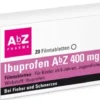 Ibuprofen Abz 400 mg Akut 20 Filmtabletten