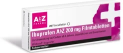 Ibuprofen Abz 200mg 20 Filmtabletten