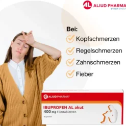 Ibuprofen Al Akut 400 mg 50 Filmtabletten