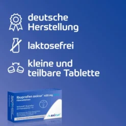 Ibuprofen Axicur 400 mg Akut 20 Filmtabletten