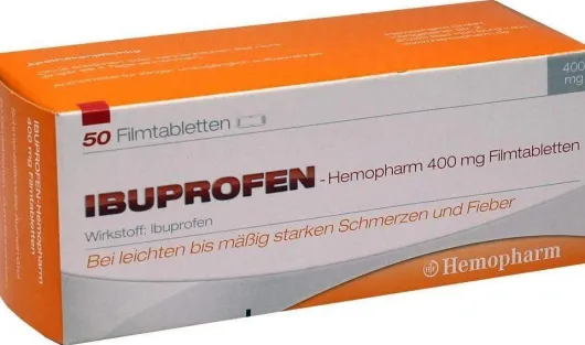 Ibuprofen Hemopharm 400 mg 50 Filmtabletten