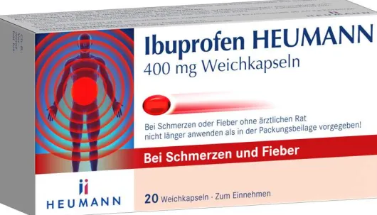 Ibuprofen Heumann 400 mg Weichkapseln 20 Stück