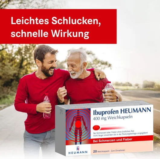 Ibuprofen Heumann 400 mg Weichkapseln 20 Stück