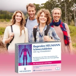 Ibuprofen Heumann Schmerztabletten 400 mg 50 Filmtabletten