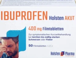 Ibuprofen Holsten Akut 400 mg 50 Filmtabletten