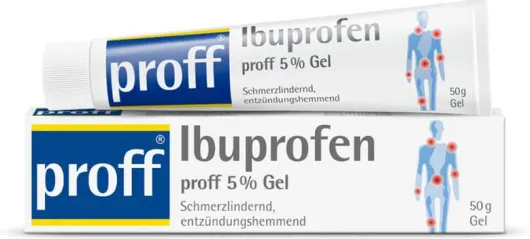 Ibuprofen Proff 5% Gel 50 G
