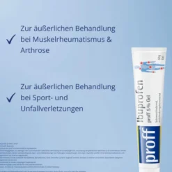 Ibuprofen Proff 5% Gel 50 G