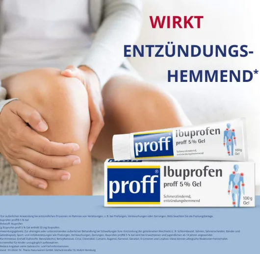 Ibuprofen proff 5% Gel 100 g