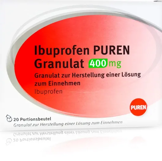 Ibuprofen Puren Granulat 400 mg 20 Portionsbeutel
