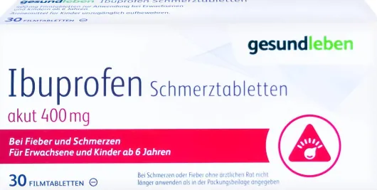 Ibuprofen Schmerztabletten 400 mg Filmtabletten