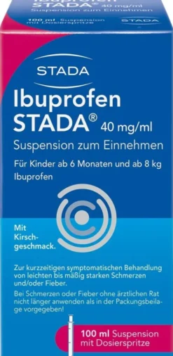 Ibuprofen Stada 40 mg ml Suspension zum Einnehmen 100 ml