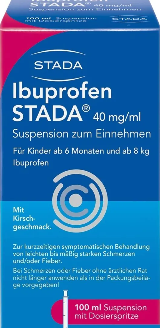 Ibuprofen Stada 40 mg ml Suspension zum Einnehmen 100 ml