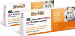 Ibu ratiopharm 400 akut 2 x 20 Schmerztabletten
