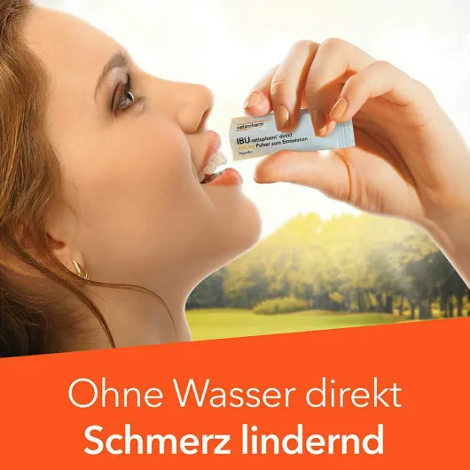 IBU ratiopharm direkt 200 mg Pulver zum Einnehmen 20 Beutel