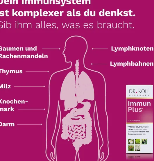 Immun Plus Dr.Koll Gemmo Vitamin B6 + B12 + Selen + 50 ml Tropfen