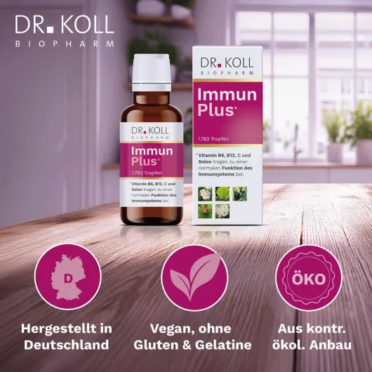 Immun Plus Dr.Koll Gemmo Vitamin B6 + B12 + Selen + 50 ml Tropfen