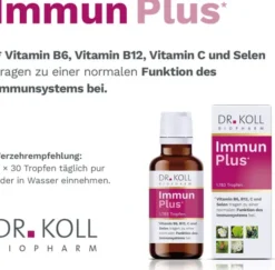 Immun Plus Dr.Koll Gemmo Vitamin B6 + B12 + Selen + 50 ml Tropfen