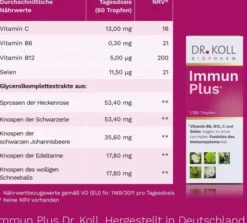 Immun Plus Dr.Koll Gemmo Vitamin B6 + B12 + Selen + 50 ml Tropfen