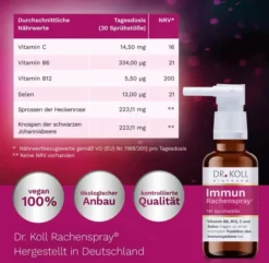 Immun Rachenspray Dr.Koll Gemmo Komplex Vit.B6 B12 20ml Spray
