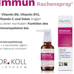 Immun Rachenspray Dr.Koll Gemmo Komplex Vit.B6 B12 20ml Spray
