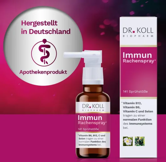 Immun Rachenspray Dr.Koll Gemmo Komplex Vit.B6 B12 20ml Spray