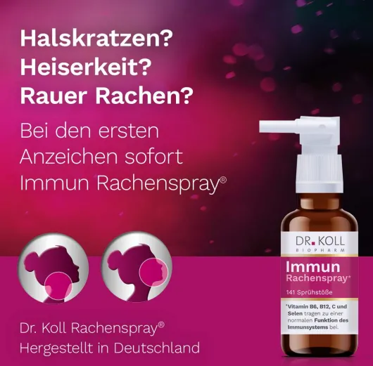 Immun Rachenspray Dr.Koll Gemmo Komplex Vit.B6 B12 20ml Spray