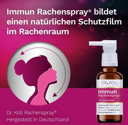 Immun Rachenspray Dr.Koll Gemmo Komplex Vit.B6 B12 20ml Spray