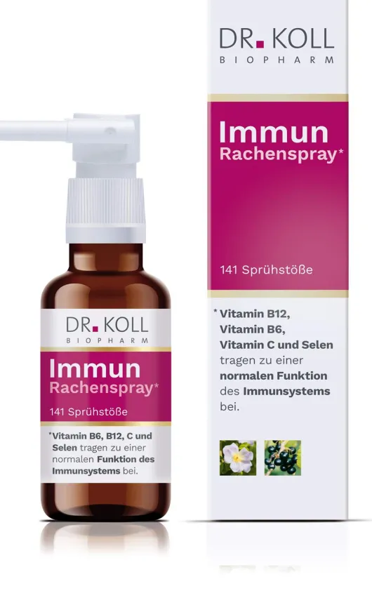 Immun Rachenspray Dr.Koll Gemmo Komplex Vit.B6 B12 20ml Spray