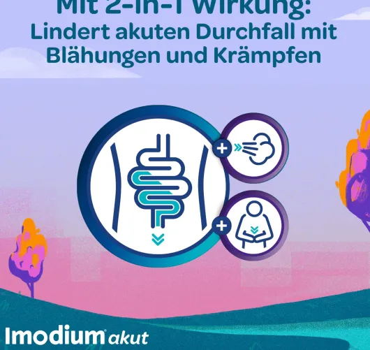Imodium akut Duo 2 mg 125 mg 6 Tabletten