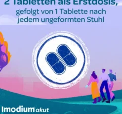 Imodium akut Duo 2 mg 125 mg 6 Tabletten