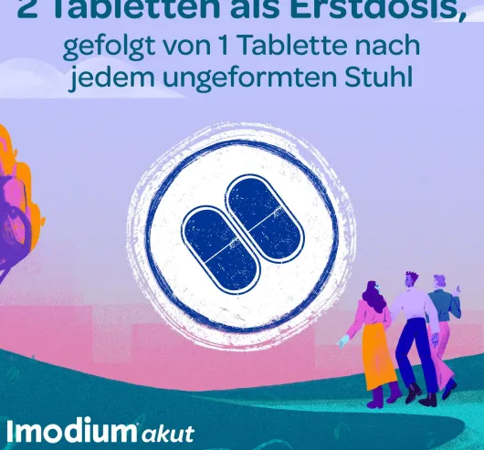 Imodium akut Duo 2 mg 125 mg 6 Tabletten