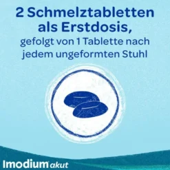 Imodium akut lingual 2 mg 6 Schmelztabletten