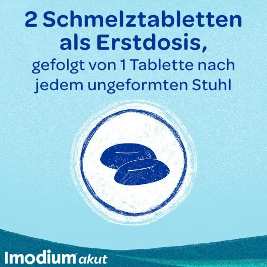 Imodium akut lingual 2 mg 6 Schmelztabletten