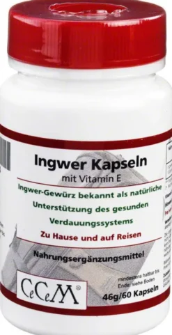 Ingwer Kap 300 mg Mit Vitamin E 10 mg Cellulose Kapseln