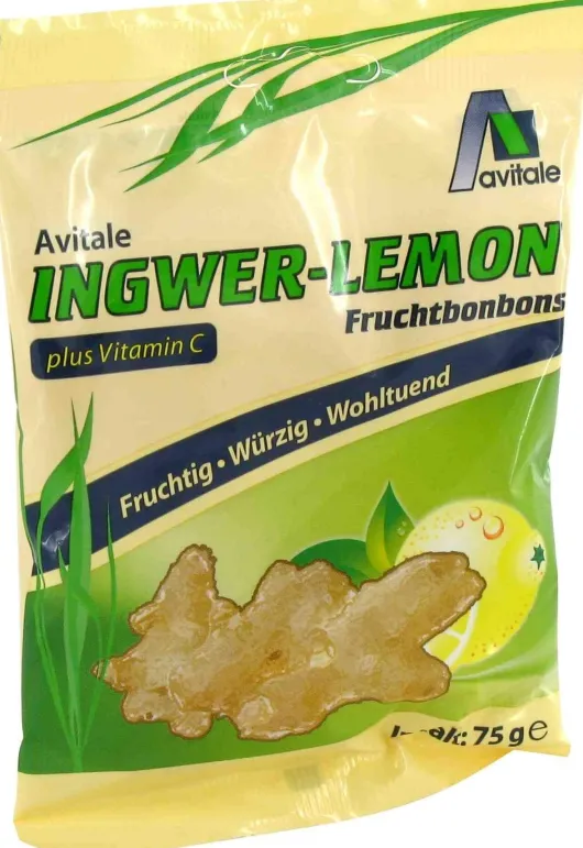 Ingwer Lemon Bonbons + Vitamin C 75 G