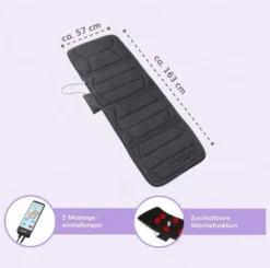 2in1 Massage- und Wärmematte DeLuxe Jocca