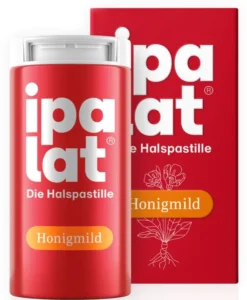 Ipalat Halspastillen Honigmild Ohne Menthol Zuckerfrei 40...