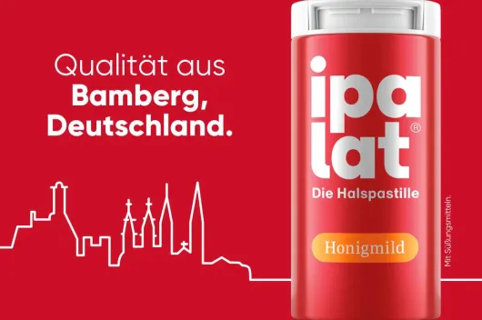 Ipalat Halspastillen honigmild ohne Menthol zuckerfrei 120 Pastillen