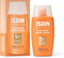 Isdin Fusion Water Magic Glow Lsf 30 50 ml Sonnencreme