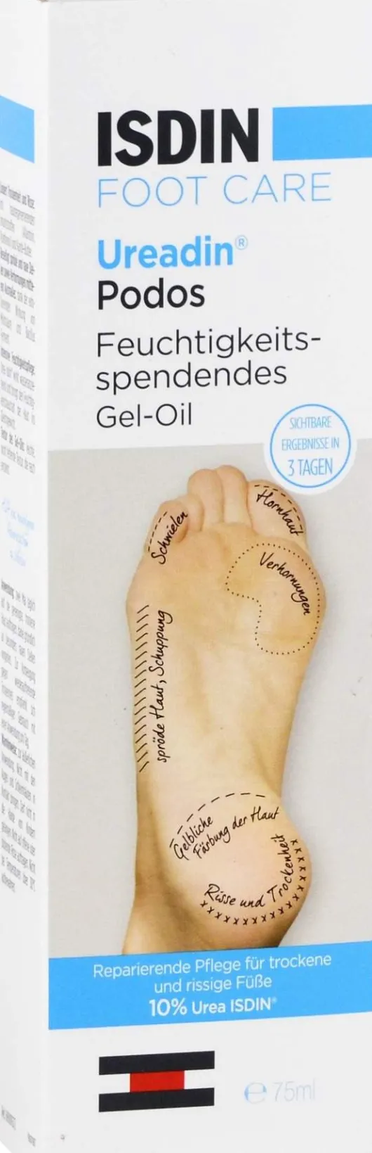 Isdin Ureadin Podos Gel Oil 75 ml