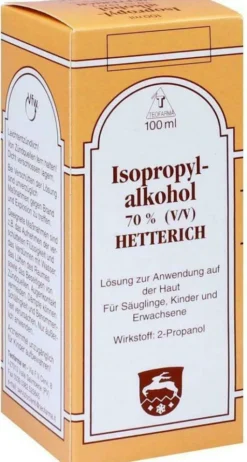 Isopropylalkohol 70% V-V Hetterich 100 ml Flüssigkeit