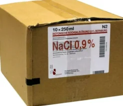 Isotonische Kochsalzlösung 0,9% Bernburg Pe-Flasche 10 X 250 Ml...
